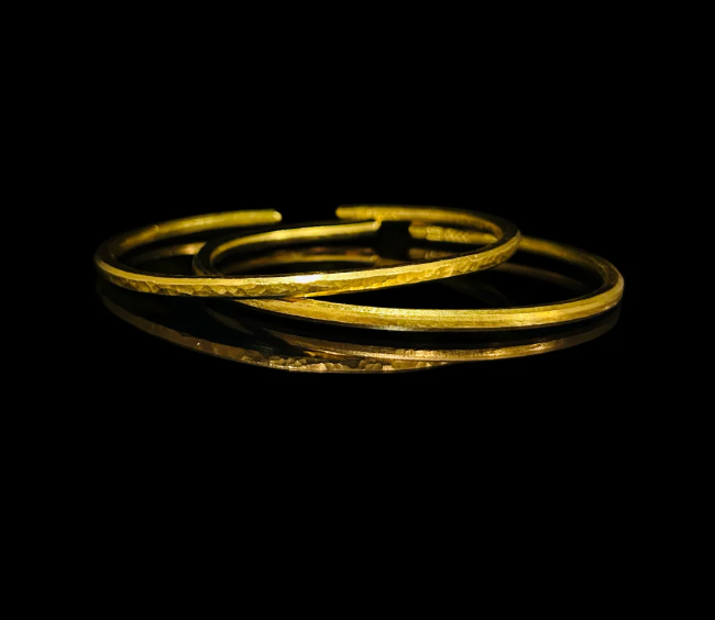 (Solid Pure Gold 0.9999 Pure 1 Troy Oz) Gold Wearable Bullion Bracelet by Dillon Gage